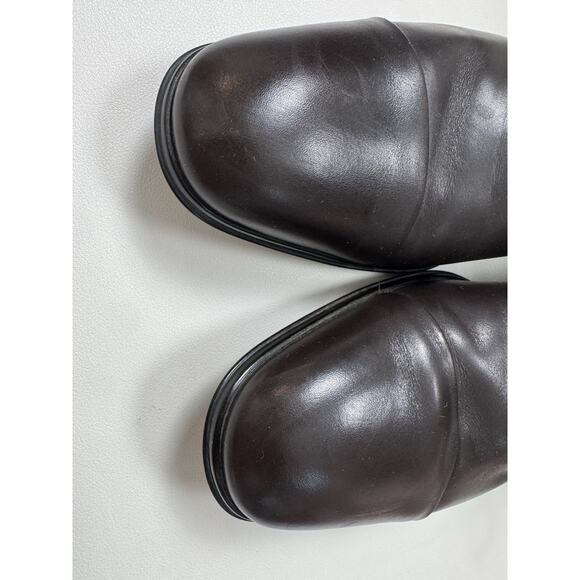 SALVATORE FERRAGAMO Leather Oxford Dress Shoes Size US 8.5 D Dark Brown main image 14